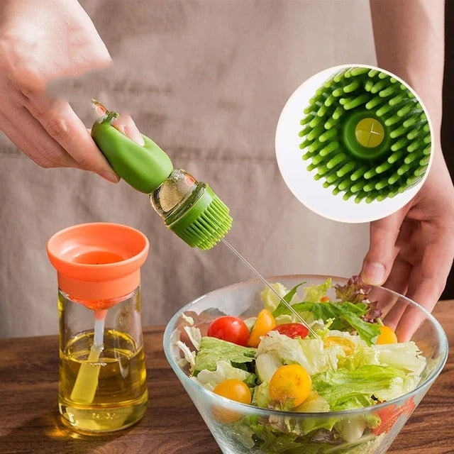 Dispensador De Aceite Con Brocha