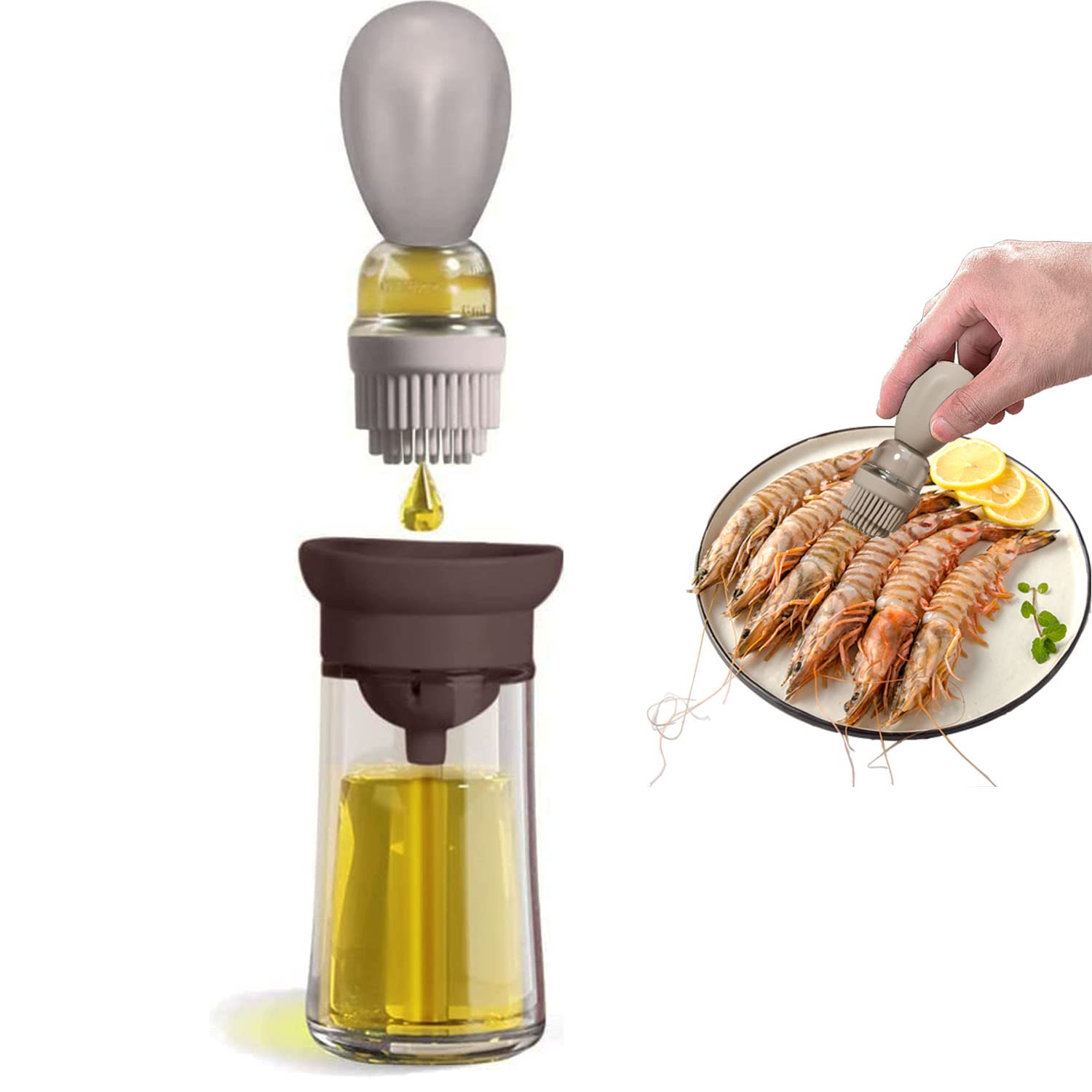Dispensador De Aceite Con Brocha
