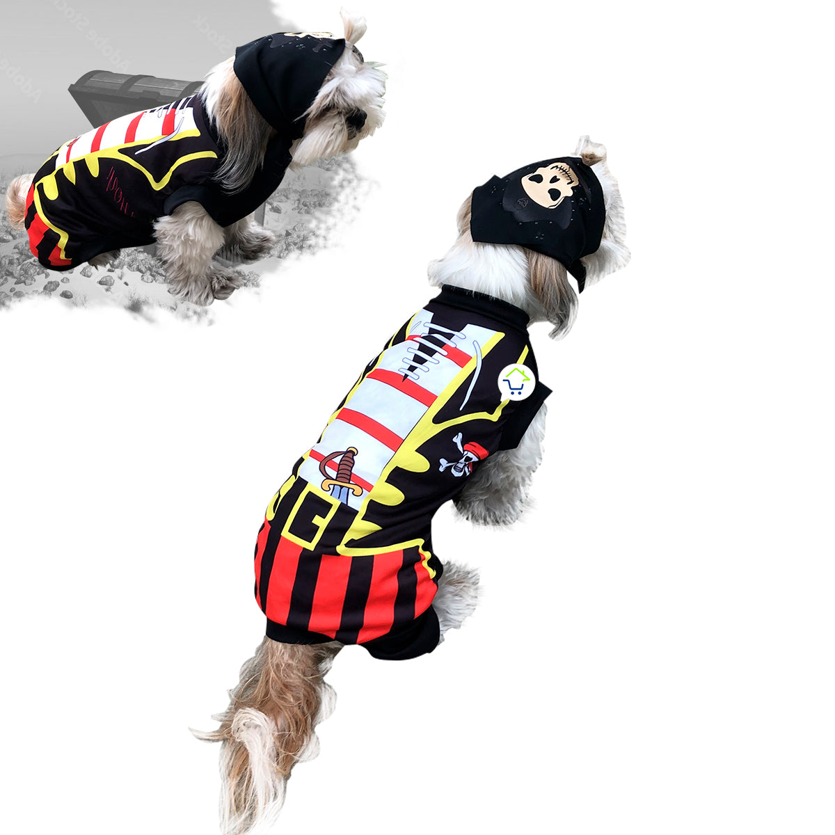 Disfraz Para Mascotas De Pirata GD01PIR